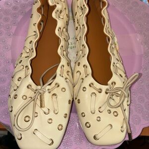 Chloe Elegant Cream Women's Shoes